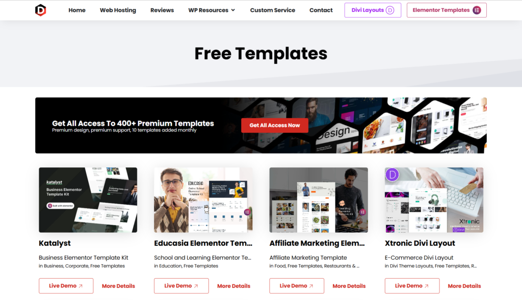 Darrel Wilson Free wordpress template kit