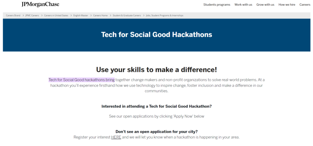 JP Morgan Hackathon Best Websites to Find Hackathons