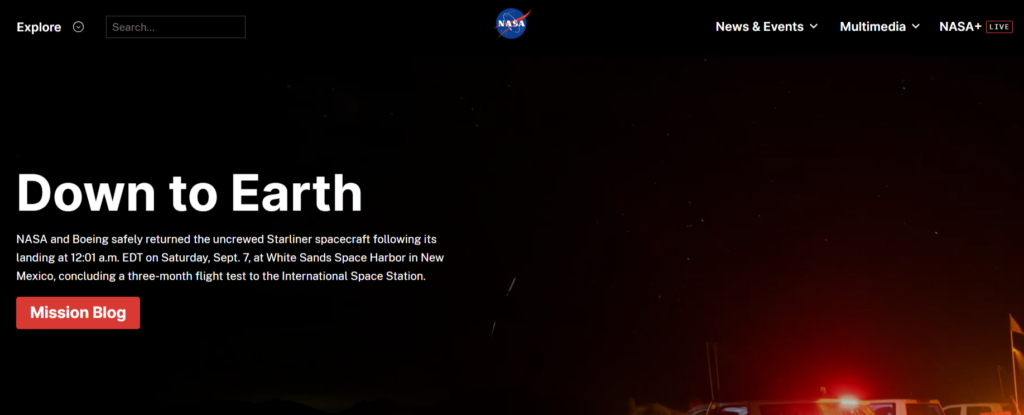 Big US Companies Using WordPress Websites NASA