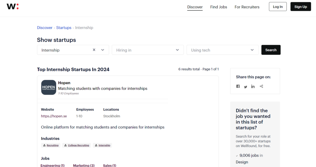 Wellfound 9 Best Websites to Apply for Internships