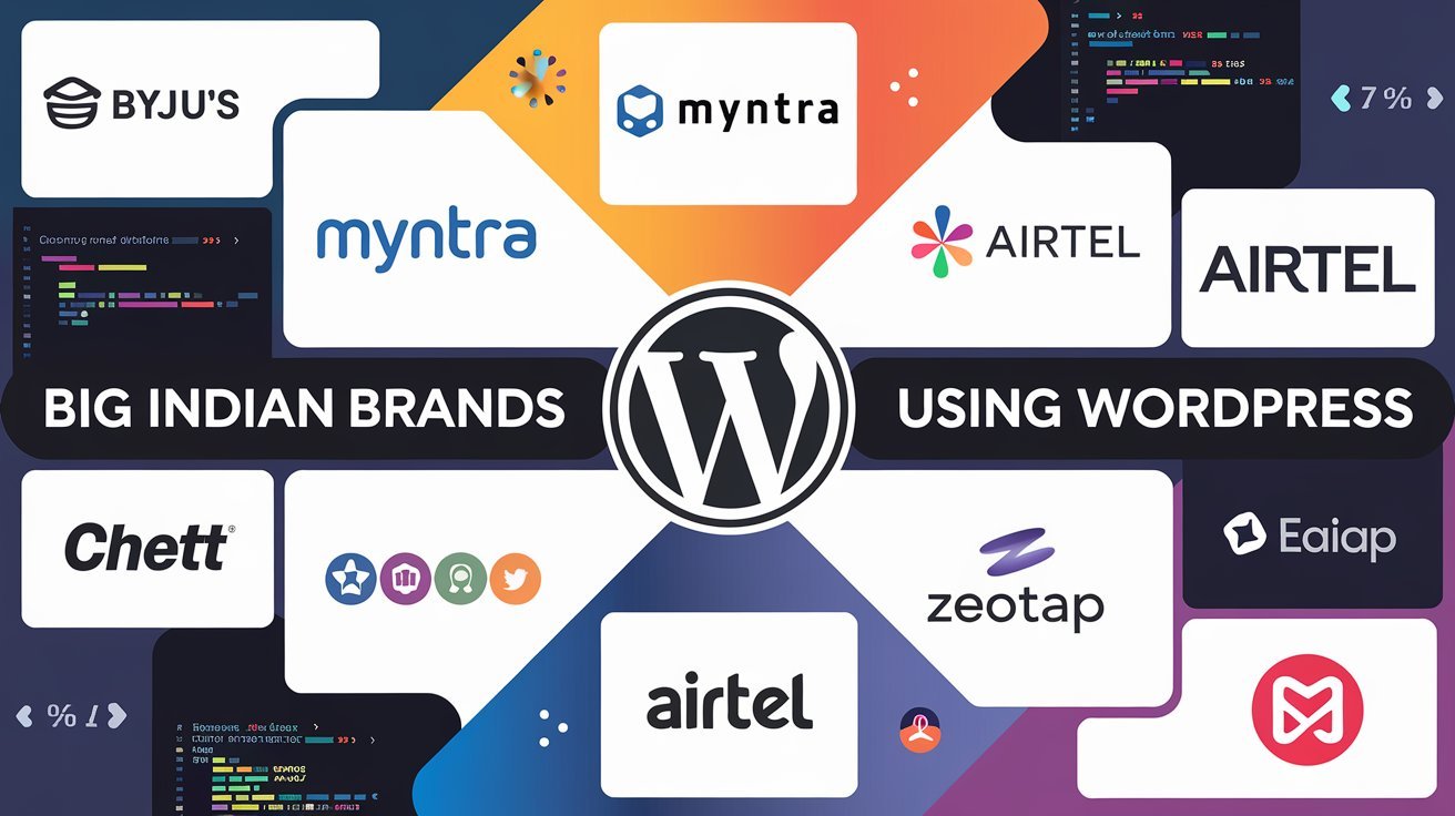 Big Indian Brands using wordpress websites