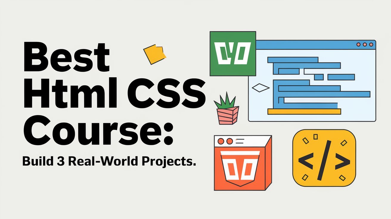 Best HTML CSS Course: Build 3 Real-World Projects and Master Your Skills