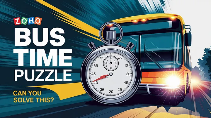 Bus Time Puzzle zoho round 3