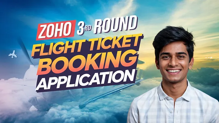 Flight Ticket Booking System zoho round 3