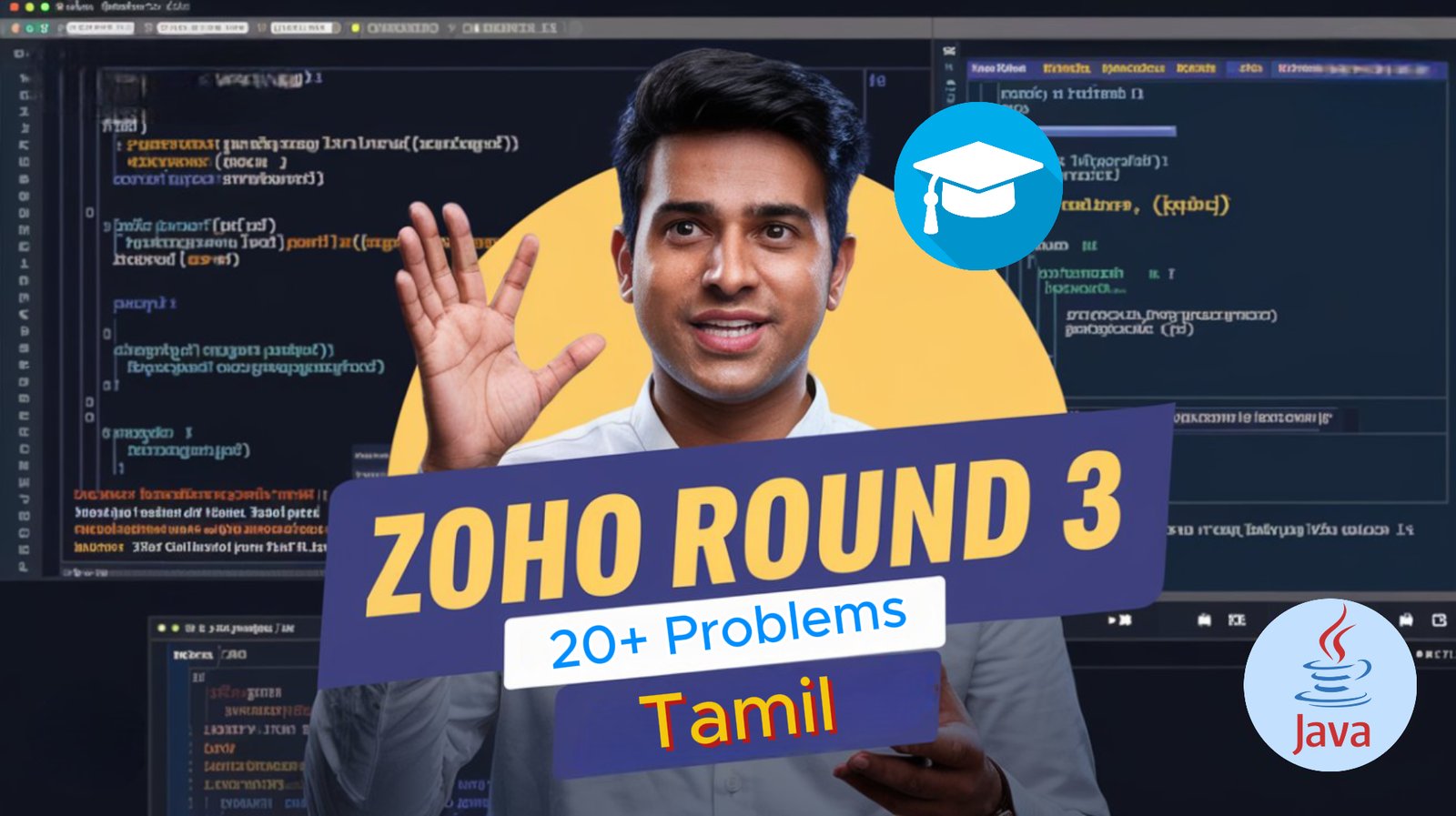 Zoho Round 3 Coding Questions in Java (தமிழில்!)