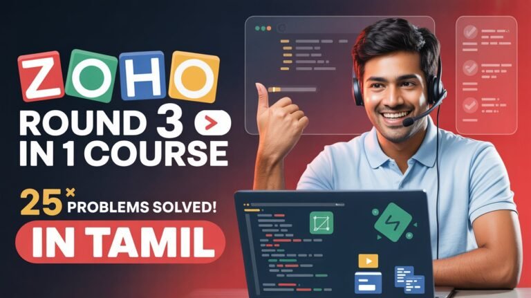 Zoho round 3 in 1 course